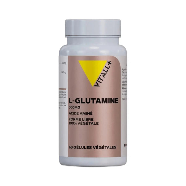 L-Glutamine 500 mg - 90 gélules - Vit'All+