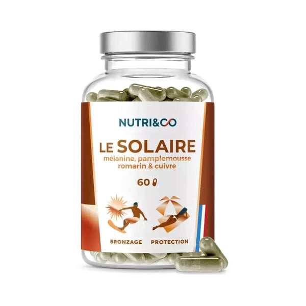 Le solaire boite de 60 gélules Nutri&Co NICE ORGANIC herboristerie bio