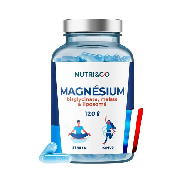 Magnésium Haute Absorption 100mg - 120 gélules - Nutri&Co