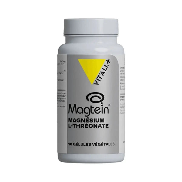 MAGTEIN® Magnésium L-Thréonate 90 Gélules Végétales - Vit'All+
