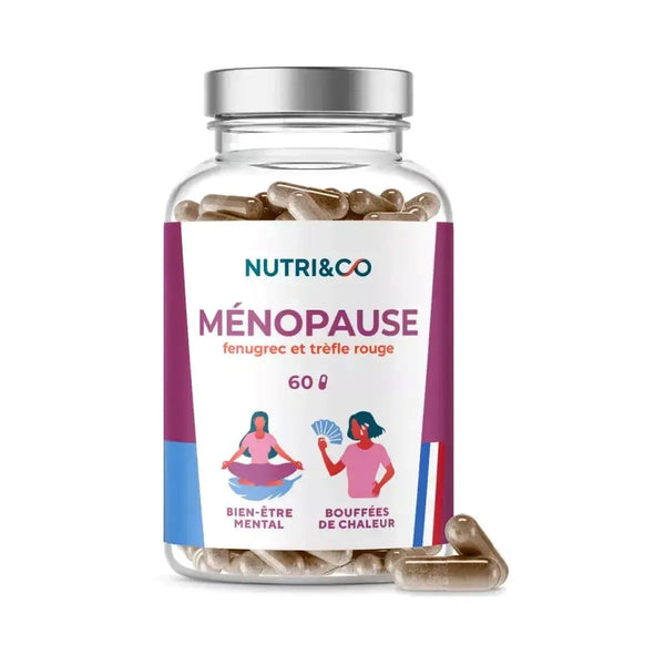Ménopause boite de 60 gélules Nutri&Co NICE ORGANIC herboristerie bio