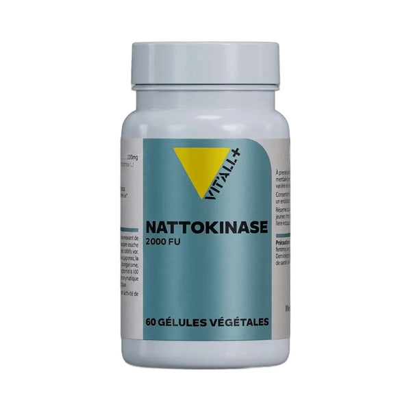 Nattokinase 100mg 2000 FU - 60 gélules - Vit'All+