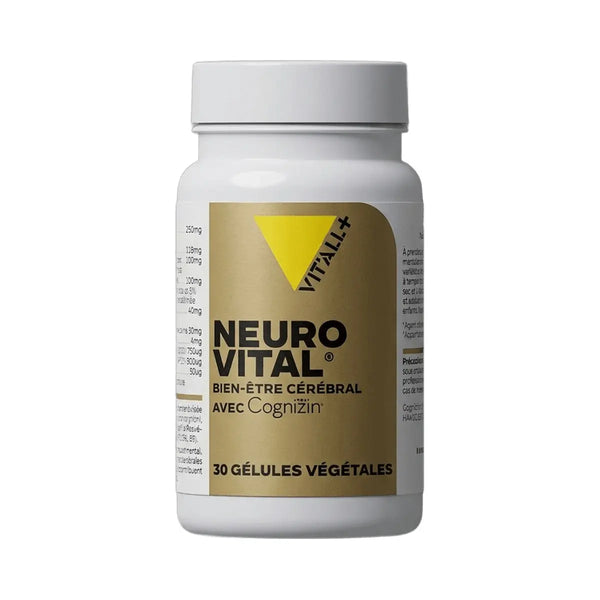 Neuro Vital - Bien être cérébral - 30 gélules - Vit'All+