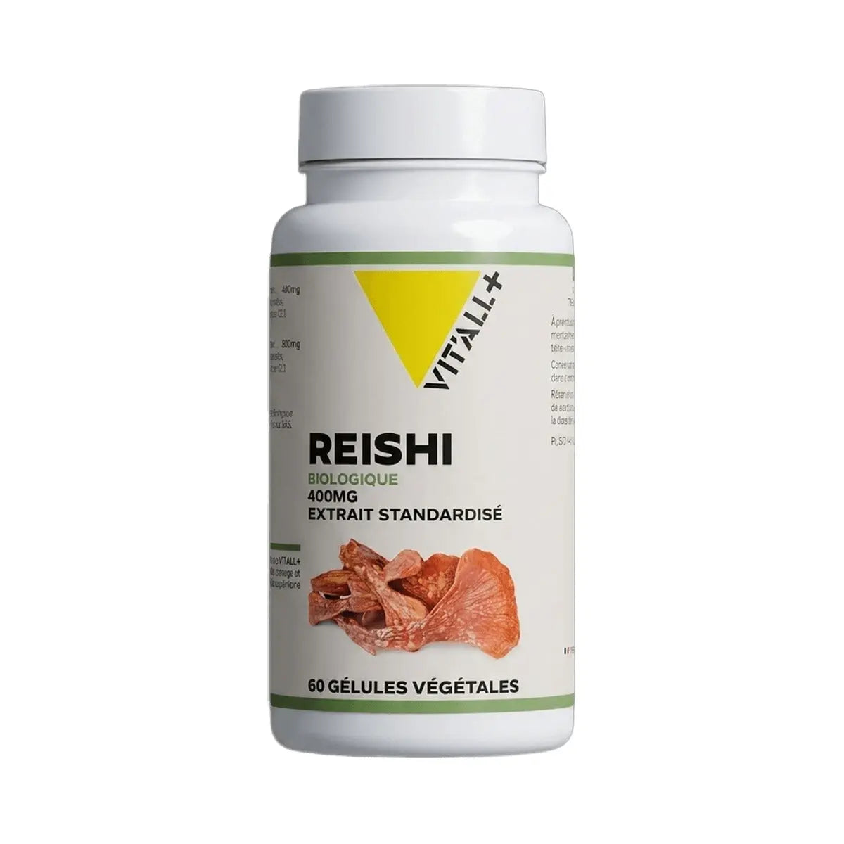 Reishi 400 mg Extrait standardisé 13:1 - 60 gélules - Vit'All+