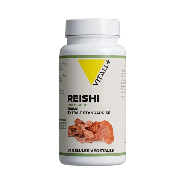 Reishi 400 mg Extrait standardisé 13:1 - 60 gélules - Vit'All+