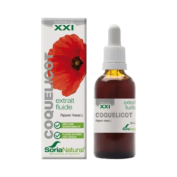 Coquelicot - Extrait sans alcool 50ml - Soriavie