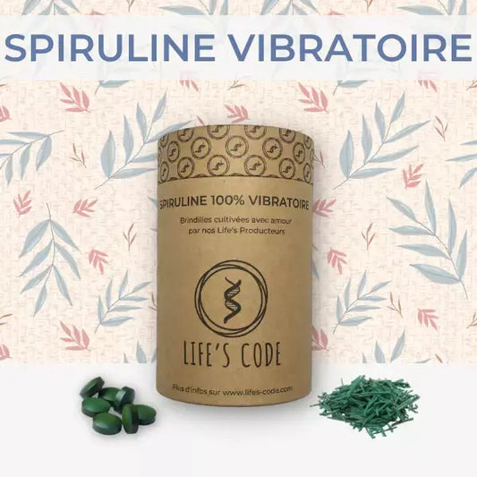 Spiruline Vibratoire en comprimés Life's Code NICE ORGANIC herboristerie bio