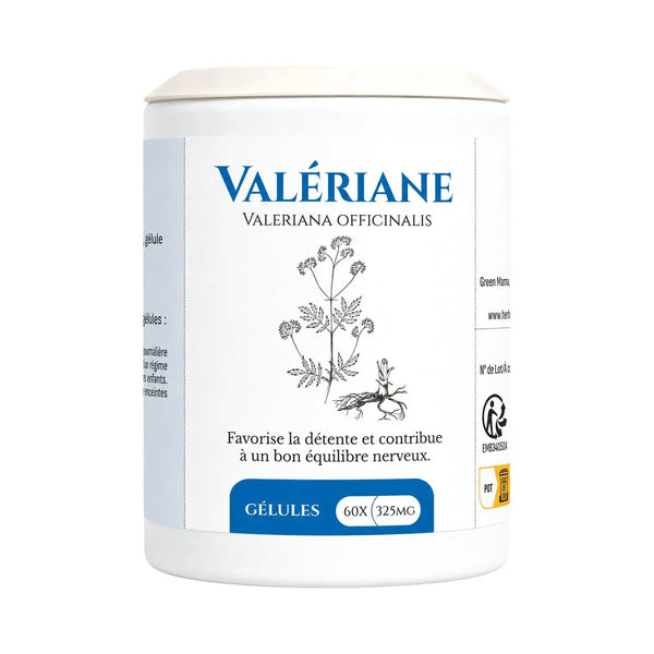 Valériane 250mg - 60 gélules - Herboristerie du Vieux Nice