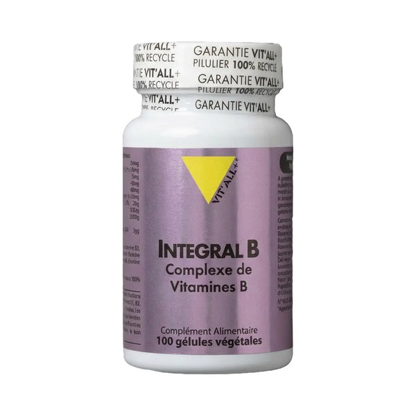 Intégral B - Complexe Vitamines B - 100 gélules - Vit'All+