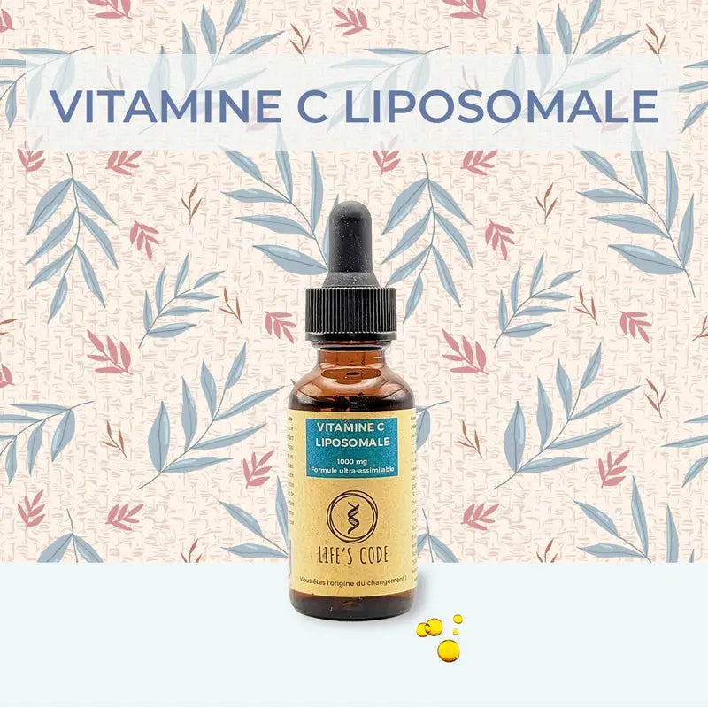 Vitamine C liposomale 1000 mg sans alcool et sans conservateur NICE ORGANIC herboristerie bio