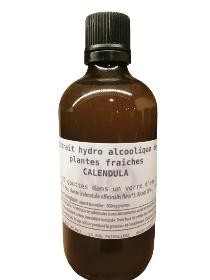 Teinture mère biologique de Calendula NICE ORGANIC herboristerie bio