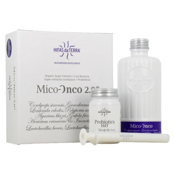Mico-Onco 2.0 - Complexe mycothérapie + probiotiques - 300ml + 30 gélules - Hifas da Terra