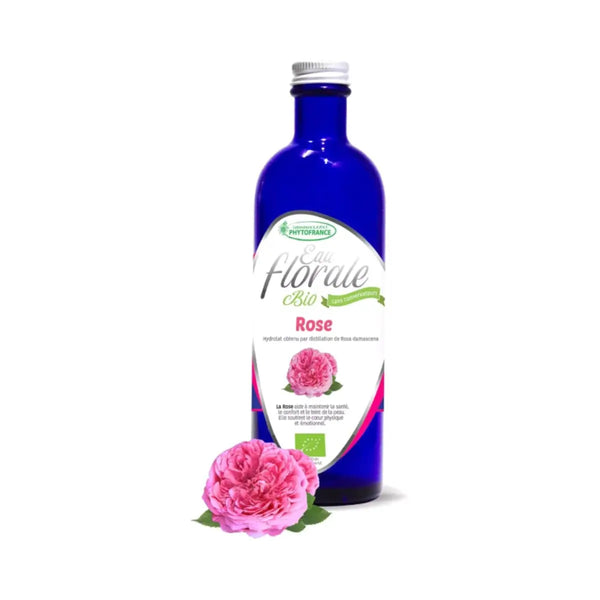 Hydrolat de Rose de Damas (eau florale) - 200ml - Phytofrance