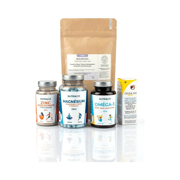 Pack Énergie 2 mois — 5 produits — Équilibre Masculin 45+