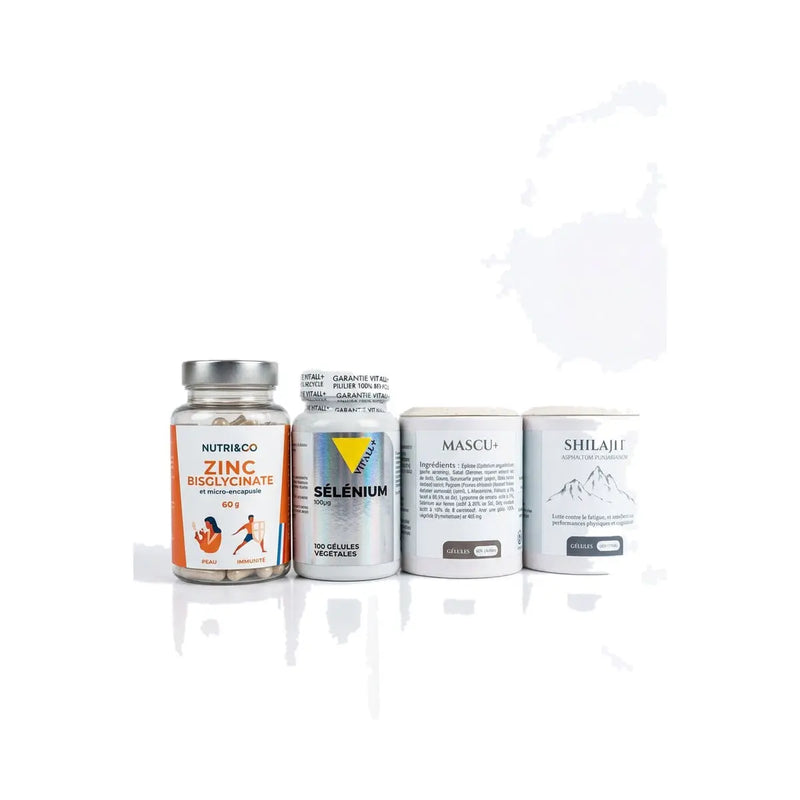 Pack Vigueur 2 mois — 4 produits — Équilibre Masculin 45+