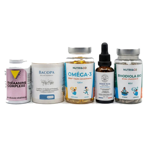 Pack Intense 2 mois — 5 produits — Focus & Mémoire