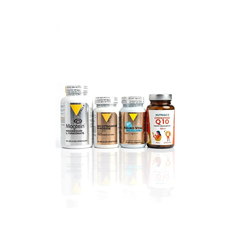 Pack Premium 2 mois — 4 produits — Cerveau & Longévité 55+