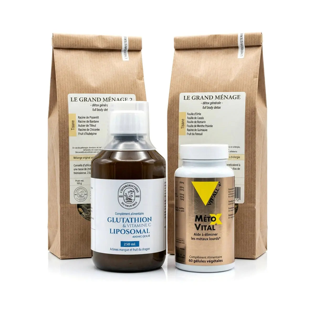 Pack Détox Profonde 2 mois — 4 produits — Détox et Drainage