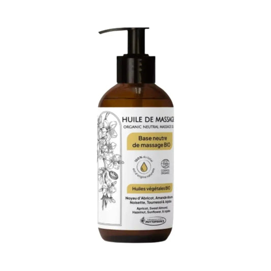 Base d'Huile de Massage Neutre - 250ml - Phytofrance