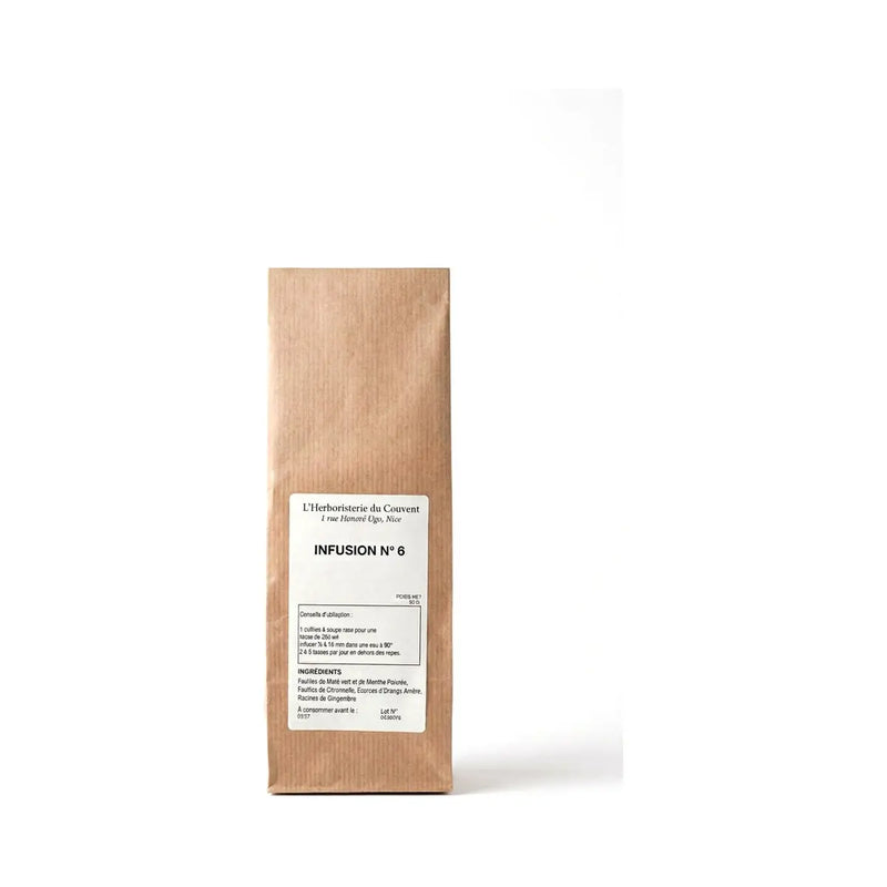 Infusion N°6 - Maté Vert, Menthe Poivrée, Citronnelle & Orange Amère