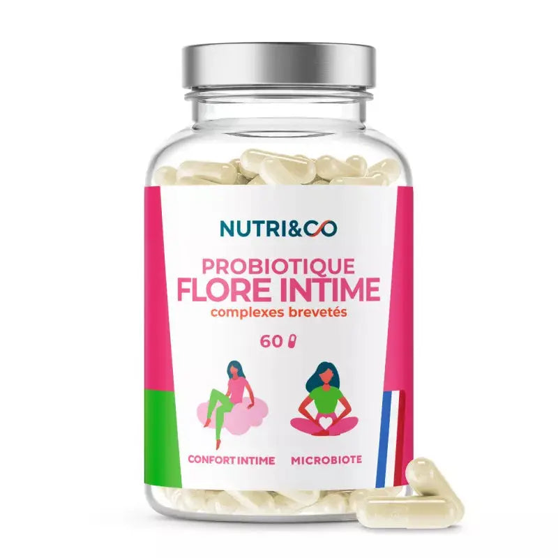 Probiotique Flore Intime boite de 60gélules Nutri&Co NICE ORGANIC herboristerie bio
