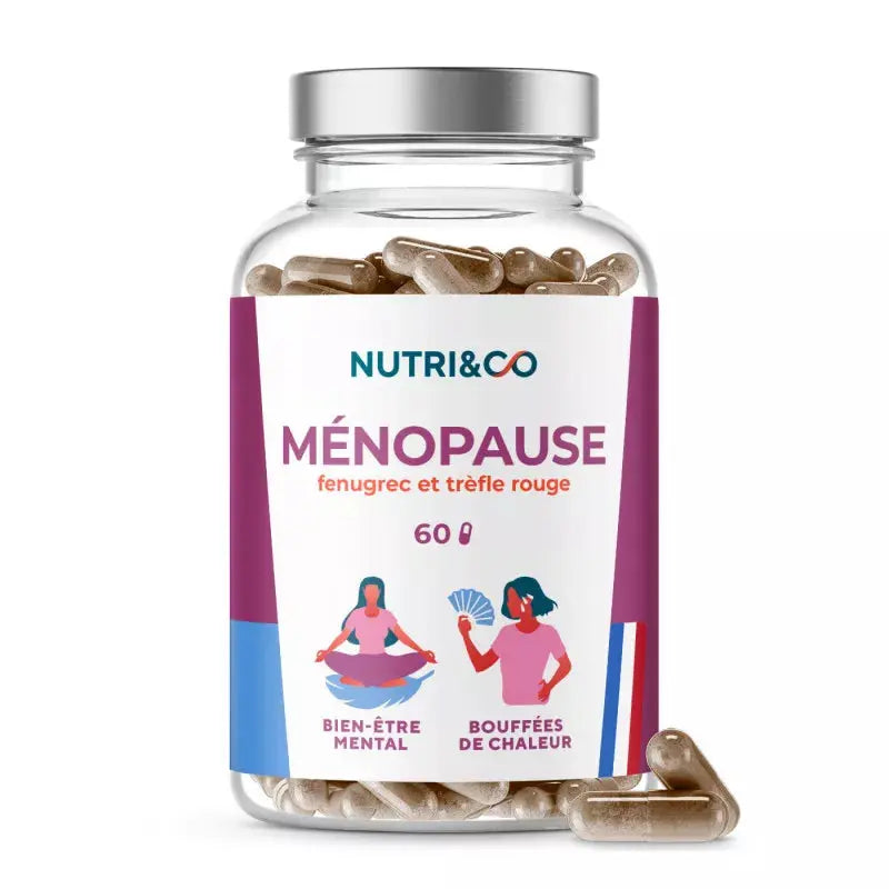 Ménopause boite de 60 gélules Nutri&Co NICE ORGANIC herboristerie bio
