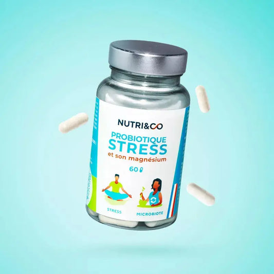 Probiotique Stress boite de 60 gélules Nutri&Co NICE ORGANIC herboristerie bio