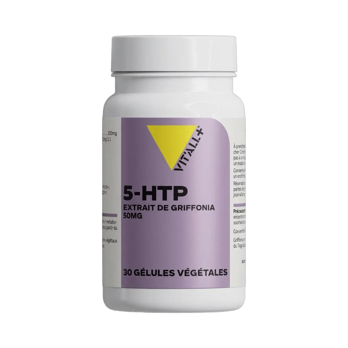 5-HTP Extrait Griffonia Standardisé 50mg - 60 ou 30 gélules - Vit'All+ - photo 2