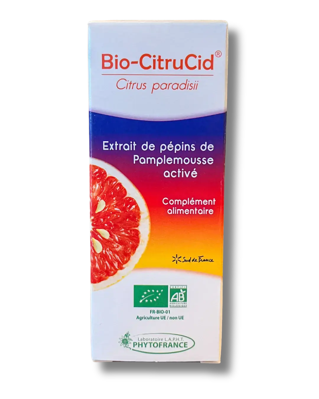 Bio-CitruCid 50ml extrait de pépins pamplemousse activé NICE ORGANIC herboristerie bio