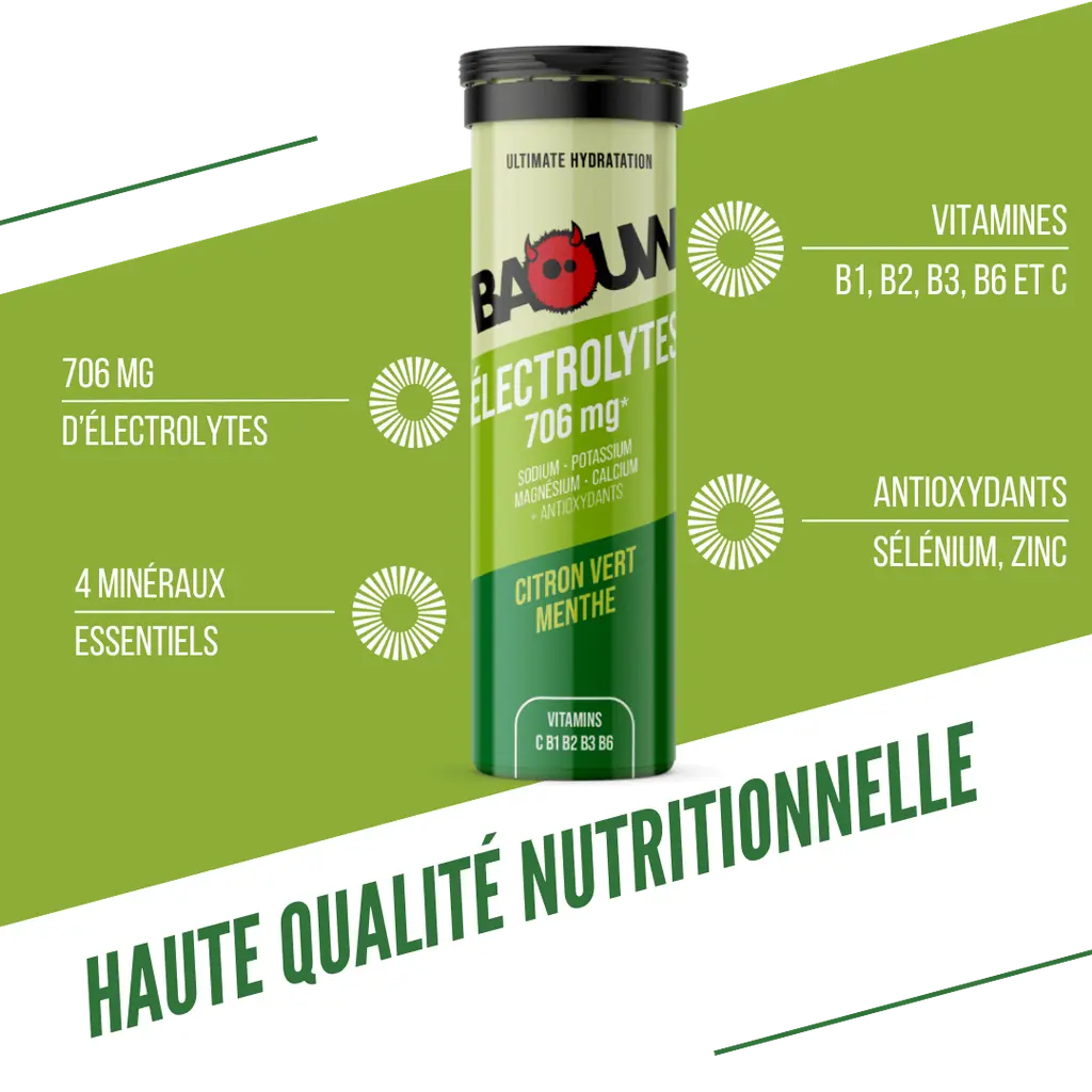 Pastilles Électrolytes Citron Vert - Menthe Herboristerie bio du vieux Nice