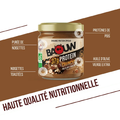 Pâtes à tartiner Crunchy Praliné - Noisette Herboristerie bio du vieux Nice