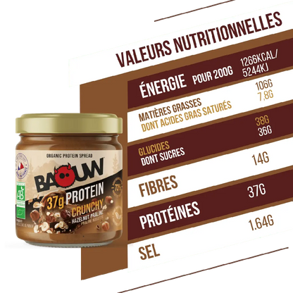 Pâtes à tartiner Crunchy Praliné - Noisette Herboristerie bio du vieux Nice