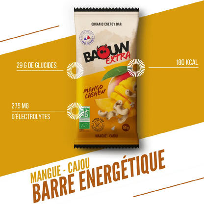 Barres Énergétiques : Mangue - Cajou Baouw Herboristerie bio du vieux Nice