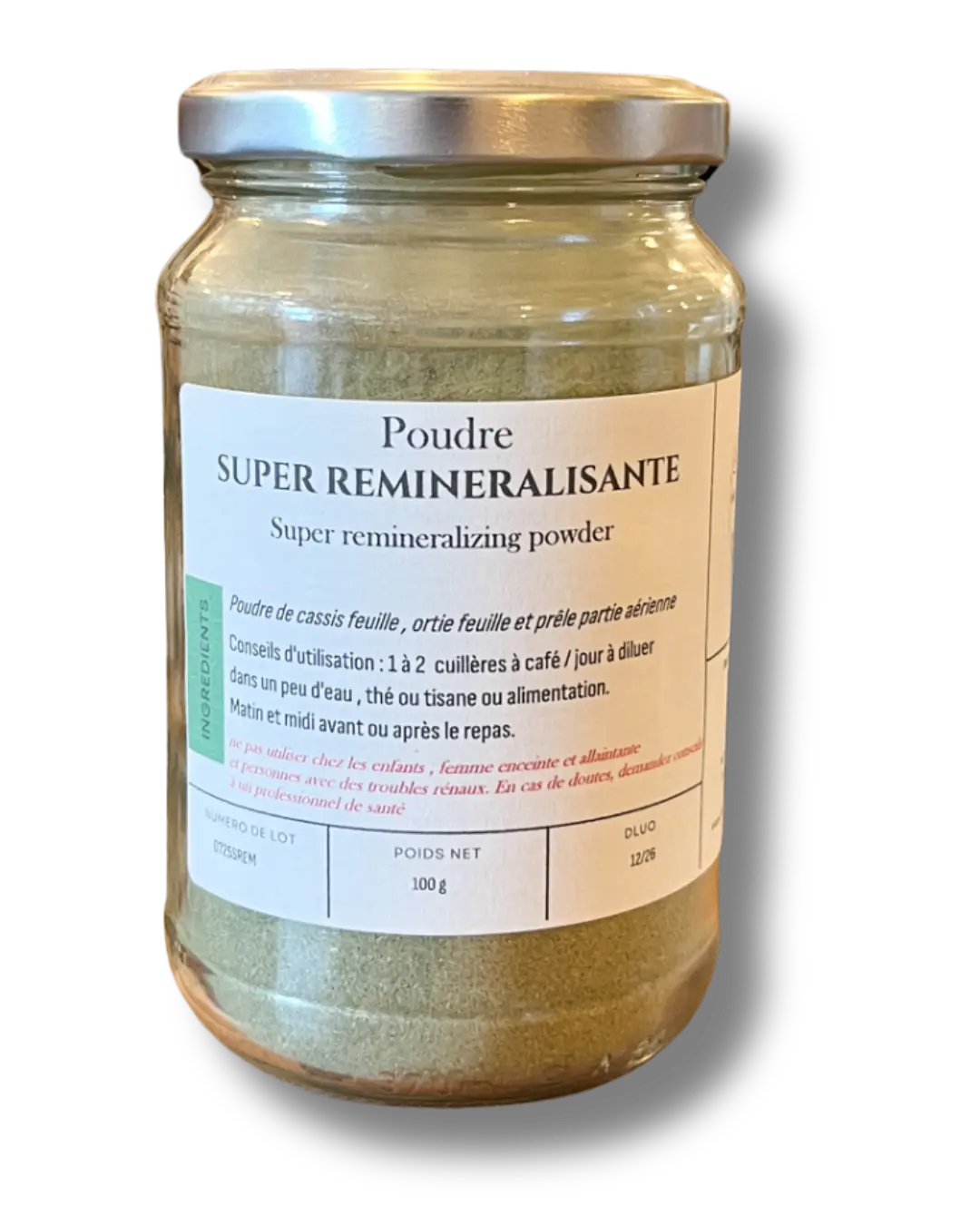 Poudre super remineralisante - Herboristerie du Vieux Nice NICE ORGANIC herboristerie bio
