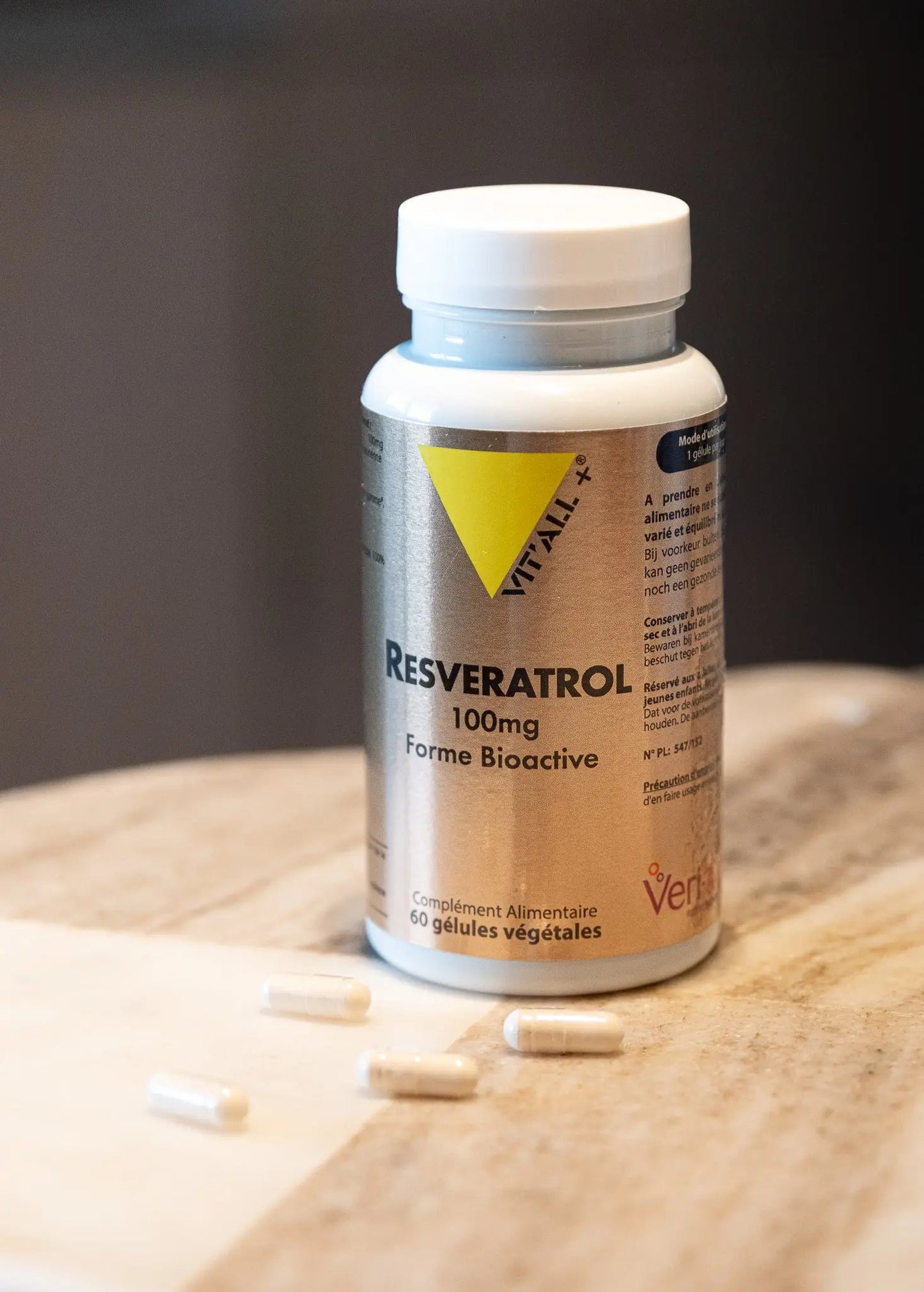 Resveratrol 60 gélules Vit'All+ Herboristerie bio du vieux Nice