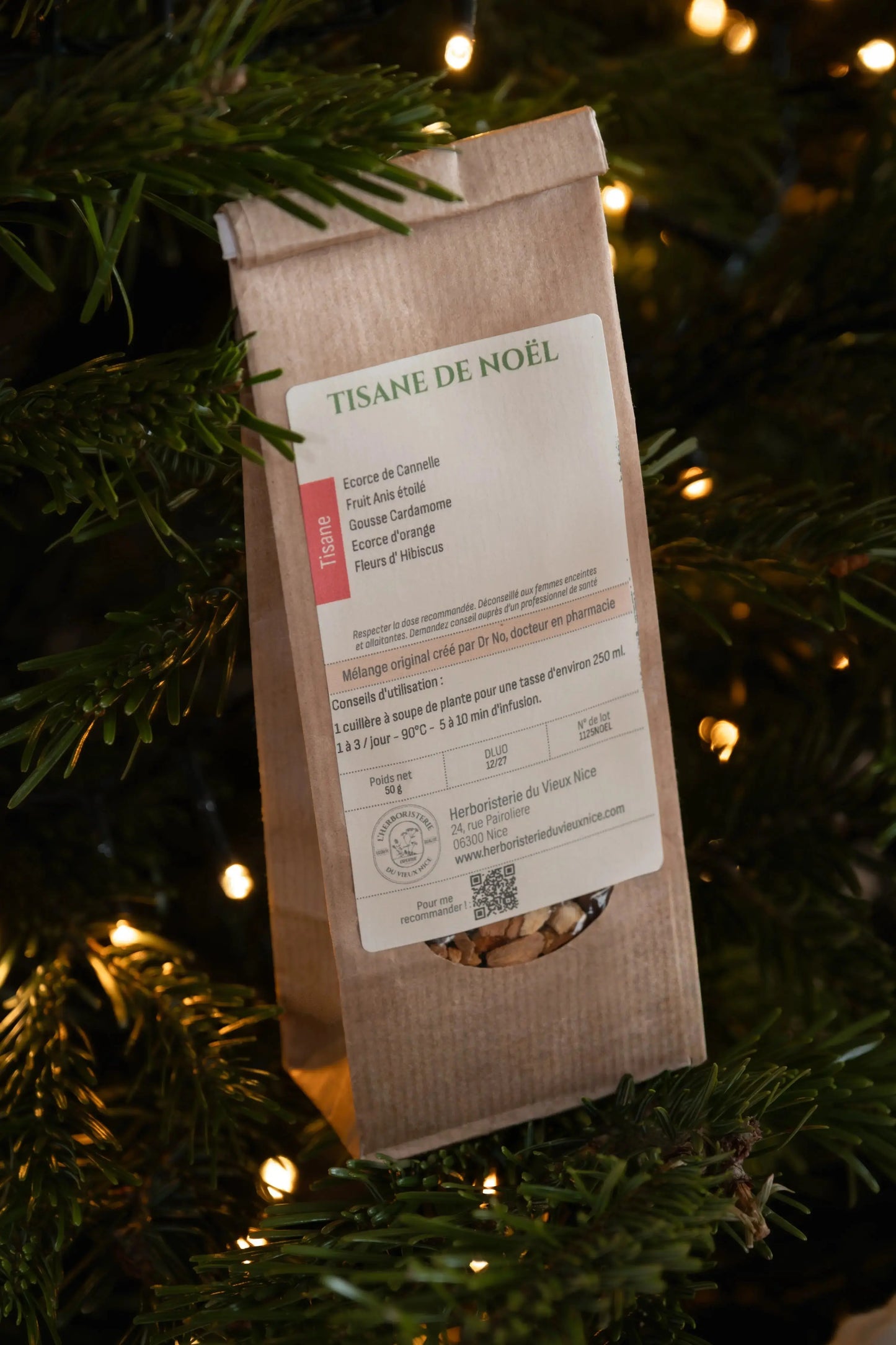 Tisane de Noël 100g NICE ORGANIC herboristerie bio