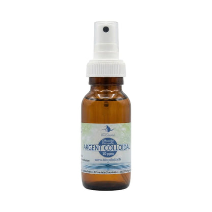 Argent Colloïdal 10 ppm - Spray Externe 60ml - Bio Colloïdal France