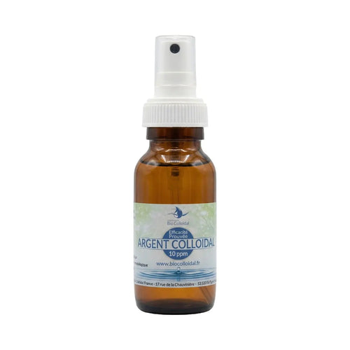 Argent Colloïdal 10 ppm - Spray Externe 60ml - Bio Colloïdal France