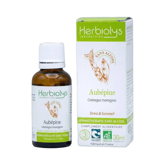 Aubépine Gemmothérapie Sans Alcool 30ml - Herbiolys