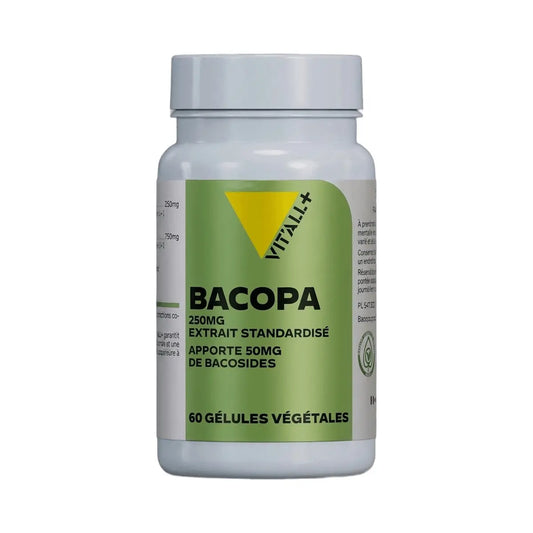 Bacopa Monnieri 250mg - 60 gélules - Vit'All+