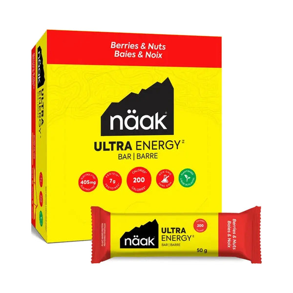 Barre énergétique Baies & Noix Näak Ultra Energy™ NICE ORGANIC herboristerie bio