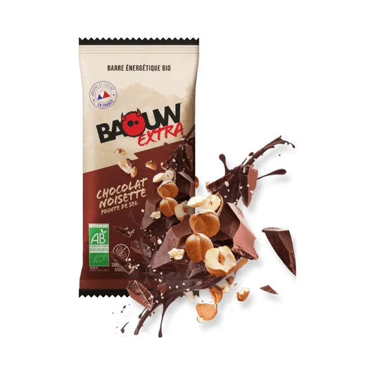 Barres Énergétiques : chocolat - noisette Baouw Herboristerie bio du vieux Nice
