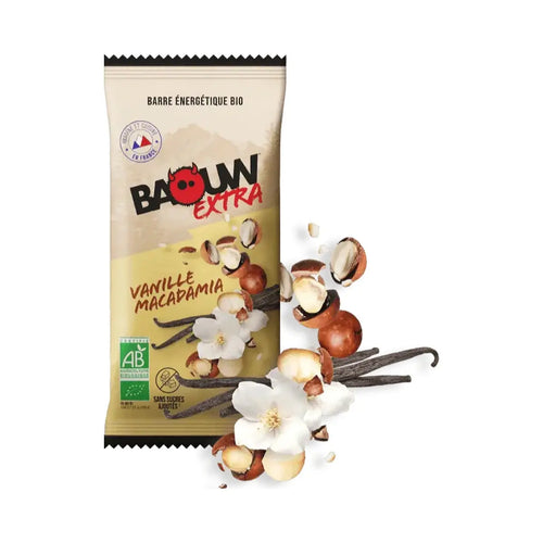 Barres Énergétiques : vanille - macadamia Baouw Herboristerie bio du vieux Nice