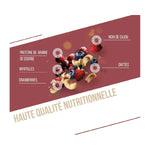 Barres Protéinées : fruits rouges - cajou Baouw NICE ORGANIC herboristerie bio