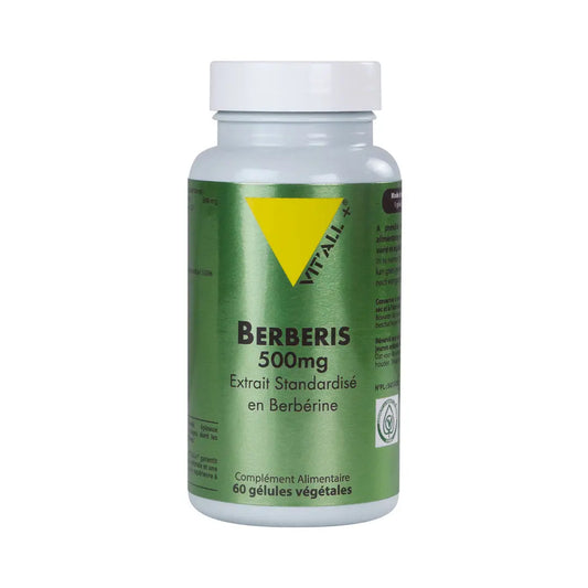 BERBERIS 500mg boite de 60 gélules Vit'All+ NICE ORGANIC herboristerie bio