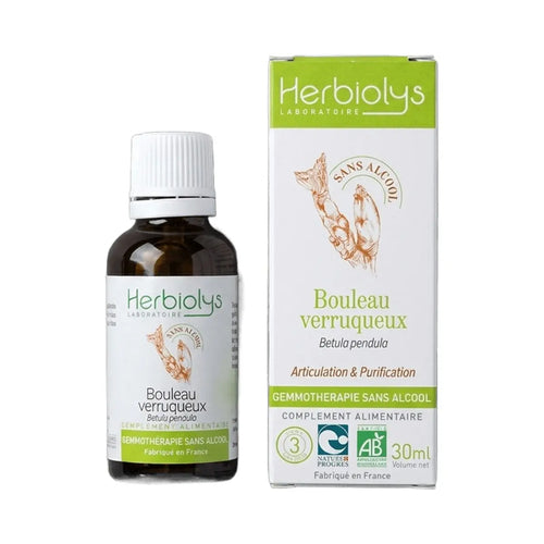 Bouleau Verruqueux - Gemmothérapie Sans Alcool 30ml - Herbiolys