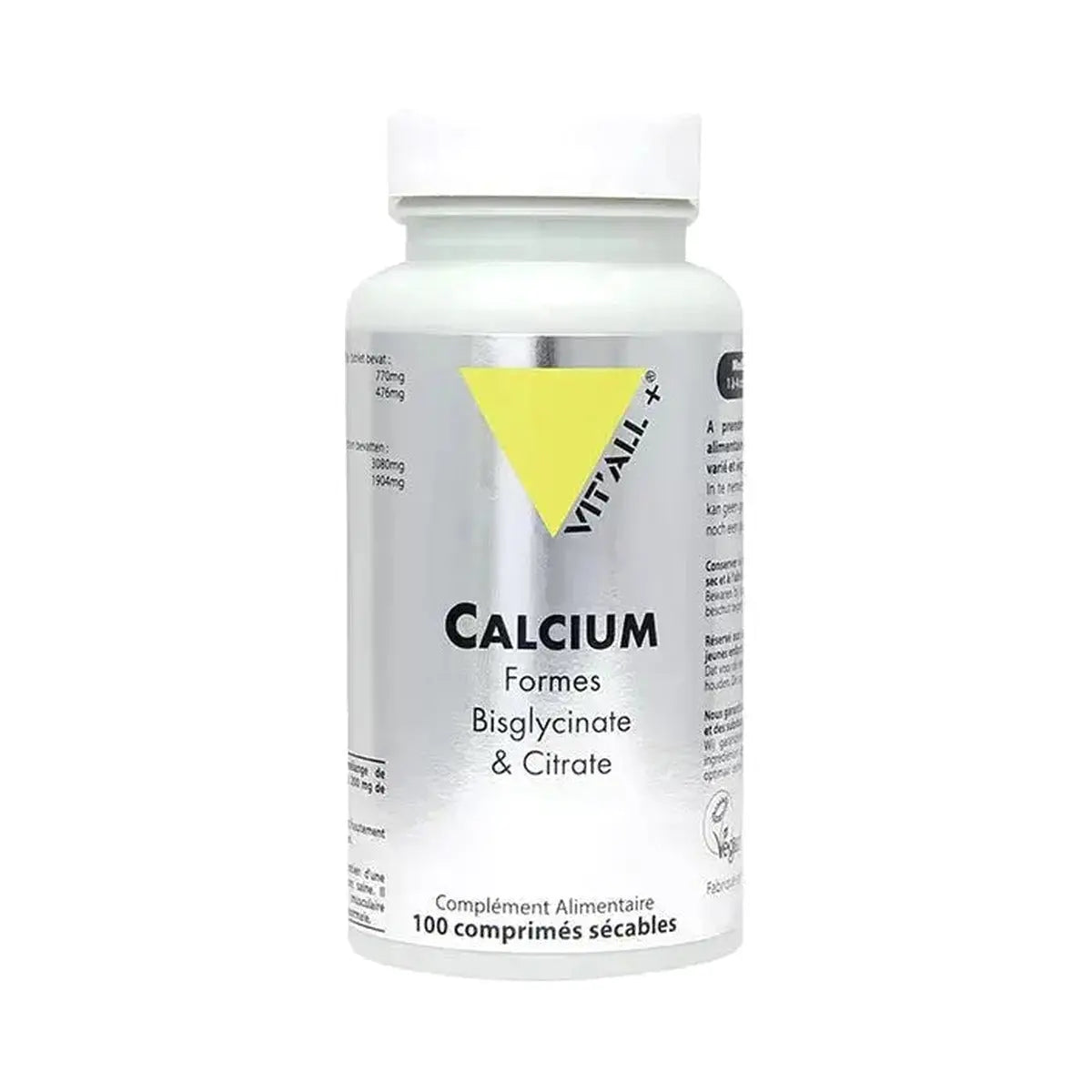Calcium boite de 100 gélules Vit'All+ NICE ORGANIC herboristerie bio