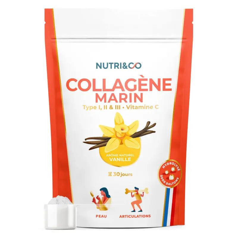 Collagène marin vanille Nutri&Co NICE ORGANIC herboristerie bio