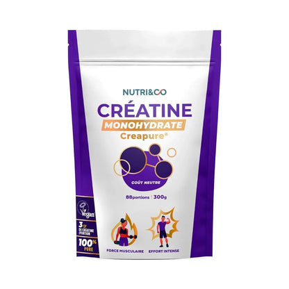 Créatine Monohydrate Creapure® - 300g - Nutri&Co