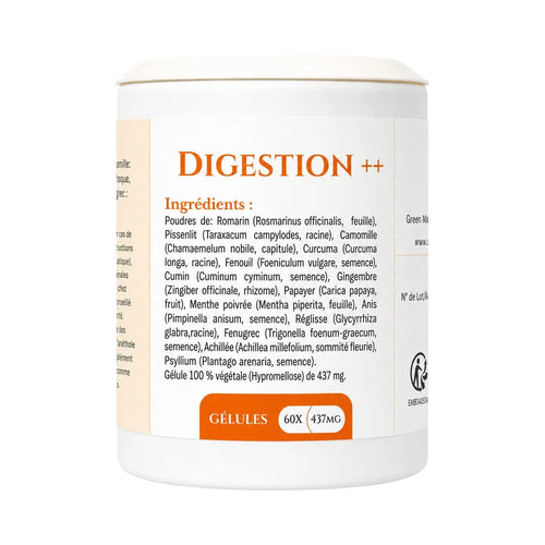 Digestion++ - 60 gélules - Herboristerie du Vieux Nice